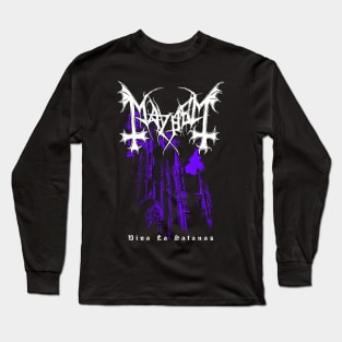 Mayhem merch fanart Long Sleeve T-Shirt